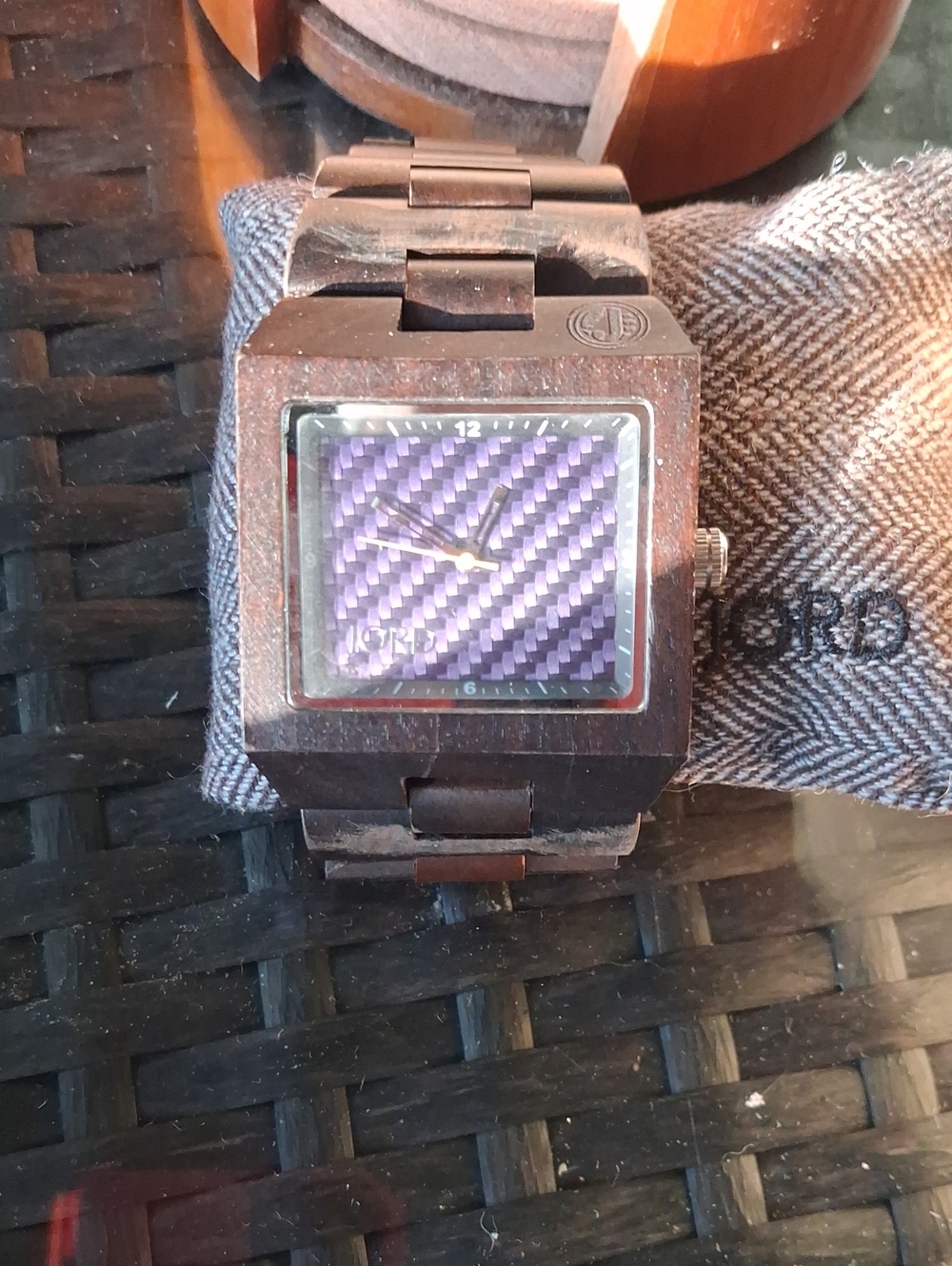 Mens wooden Jord watch DELMAR series
